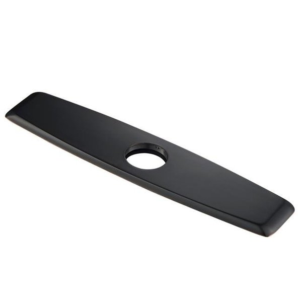 Daniel Kraus Kraus DP02SB Deck Plate for Kitchen Faucet - Black & Stainless Steel DP02SB